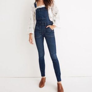 Madewell skinny overalls
